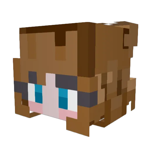 AmaranthaJade Minecraft avatar head, 3D render
