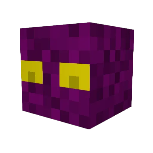 AmaranthineMask Minecraft avatar head, 3D render