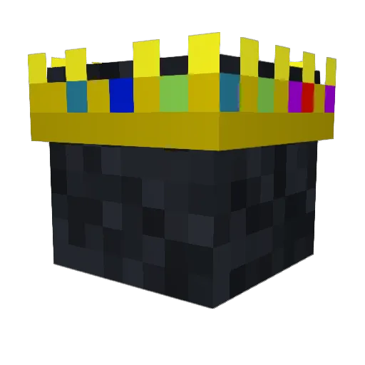 Amards Minecraft avatar head, 3D render