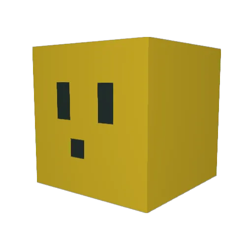 Amari2525 Minecraft avatar head, 3D render
