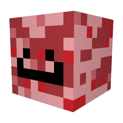 Amarii24 Minecraft avatar head, 3D render