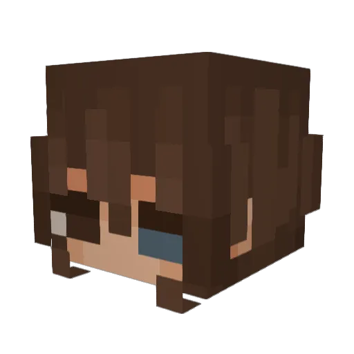 Amariii__ Minecraft avatar head, 3D render