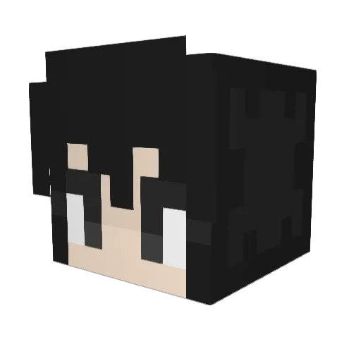 Amaris270 Minecraft avatar head, 3D render