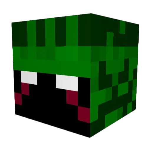 Amarok500 Minecraft avatar head, 3D render