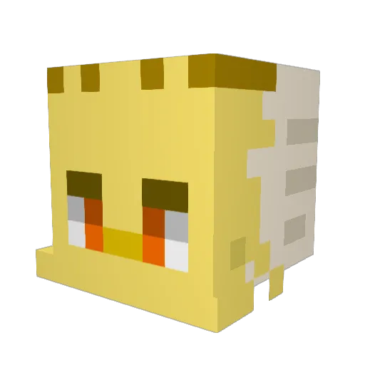Amasaki_B Minecraft avatar head, 3D render