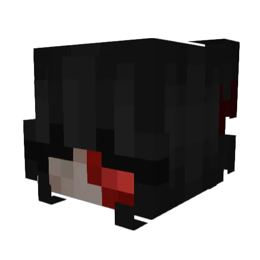 Amatis6 Minecraft avatar head, 3D render