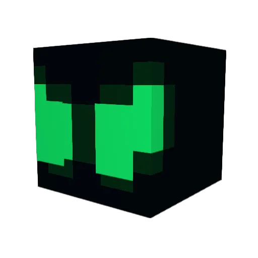 AmatsuSpider Minecraft avatar head, 3D render