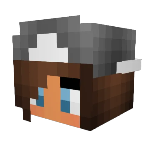 AmazingAlyssa25 Minecraft avatar head, 3D render