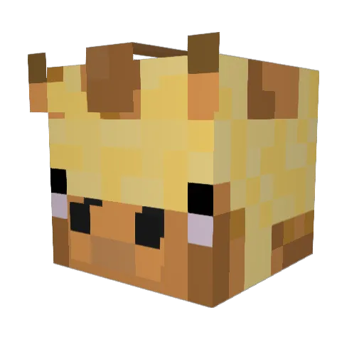 AmazingBuilder11 Minecraft avatar head, 3D render