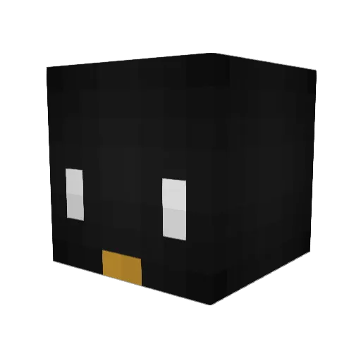 AmazingDave587 Minecraft avatar head, 3D render
