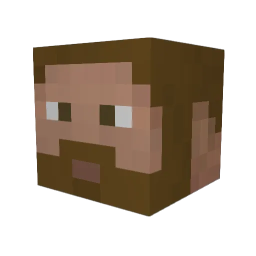 AmazingJ0sh Minecraft avatar head, 3D render