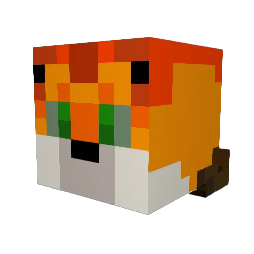 AmazingLYX Minecraft avatar head, 3D render