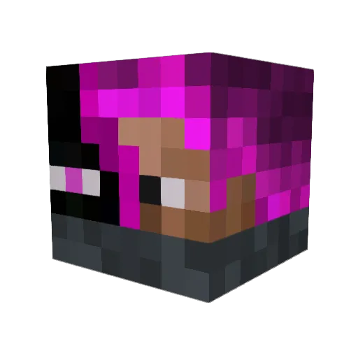 AmazingMCBuilds Minecraft avatar head, 3D render