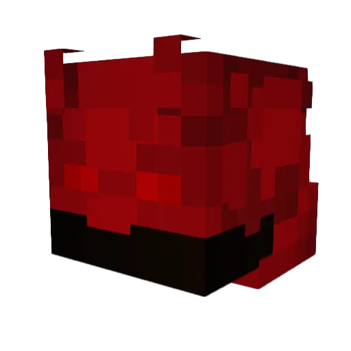 AmazingMapache Minecraft avatar head, 3D render