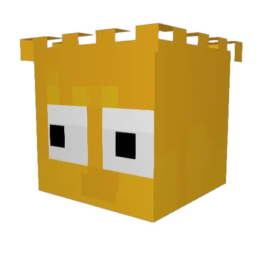 AmazingMatt246 Minecraft avatar head, 3D render