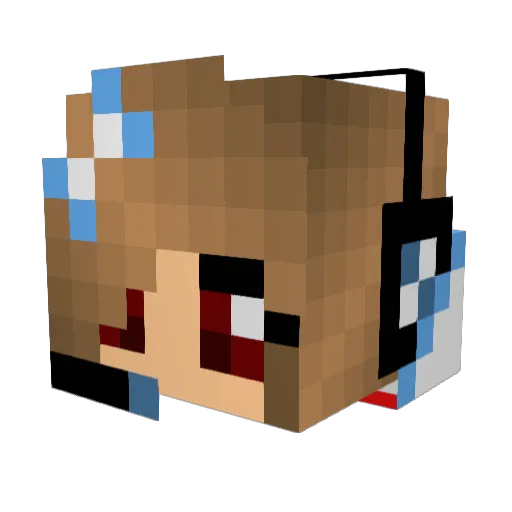 Amazing_Pumpkin Minecraft avatar head, 3D render
