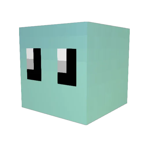 Amazingcow378 Minecraft avatar head, 3D render