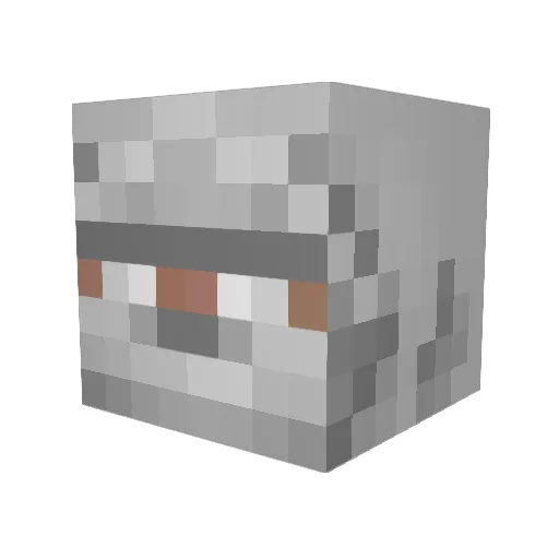 Ambam94 Minecraft avatar head, 3D render