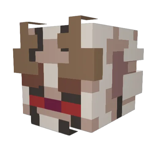 AmbassadorMag Minecraft avatar head, 3D render