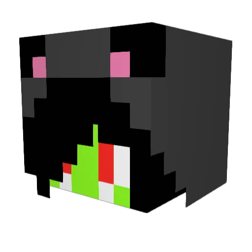Amber4322 Minecraft avatar head, 3D render