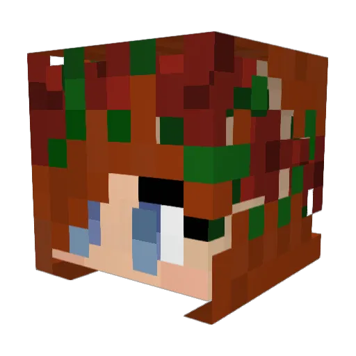 Amberjoyy94 Minecraft avatar head, 3D render