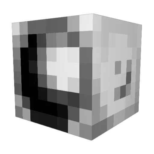 AmbientClass Minecraft avatar head, 3D render