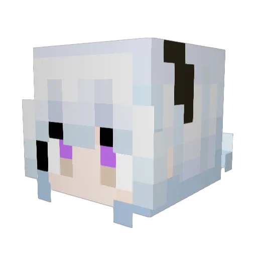 AmbientView Minecraft avatar head, 3D render
