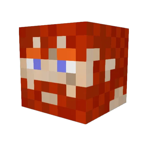 Ambiorix123 Minecraft avatar head, 3D render