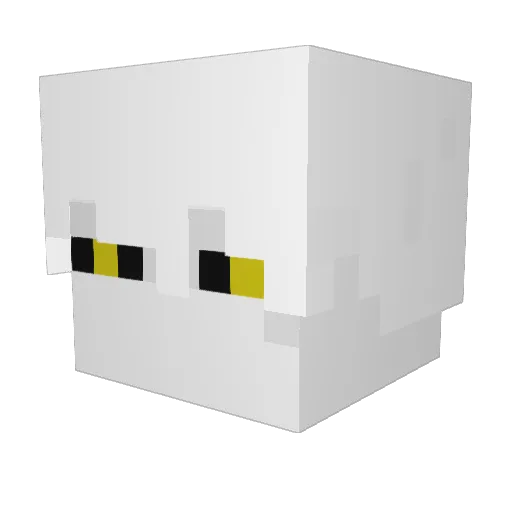 Ambition_Lu Minecraft avatar head, 3D render