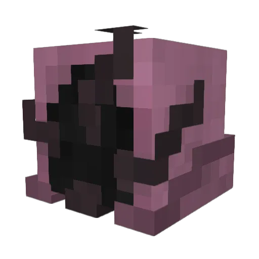 Ambixtion Minecraft avatar head, 3D render