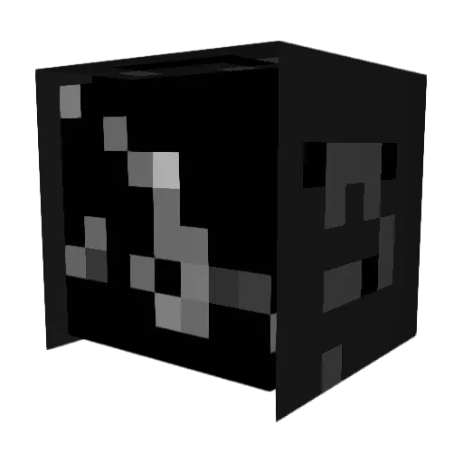 Amblak Minecraft avatar head, 3D render