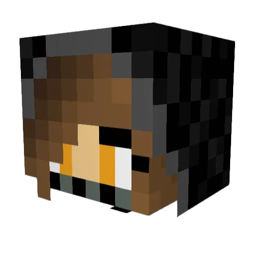 Ambrina227 Minecraft avatar head, 3D render