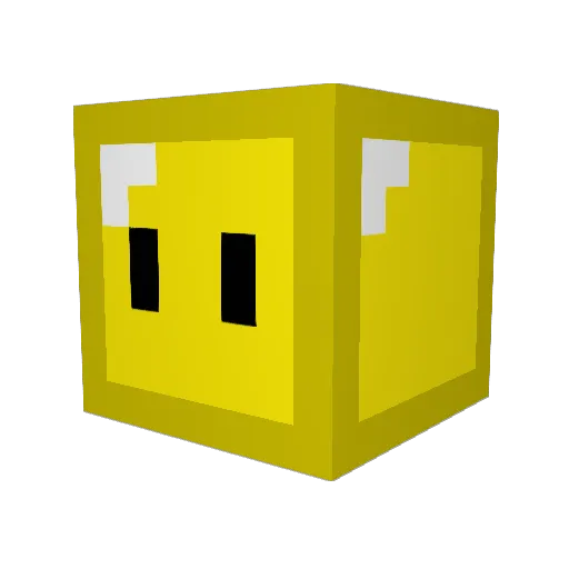 Ambrosolmo Minecraft avatar head, 3D render