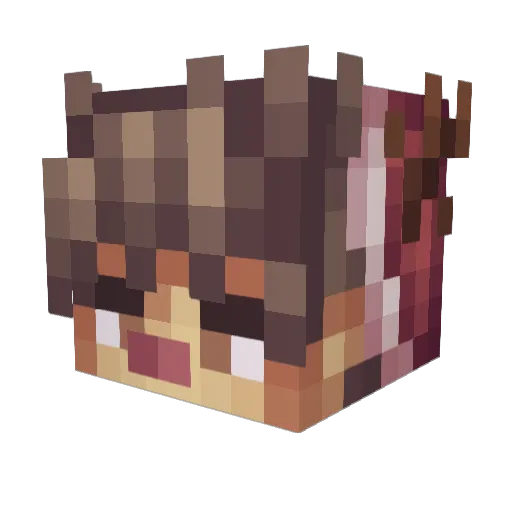 Ambush25462854 Minecraft avatar head, 3D render
