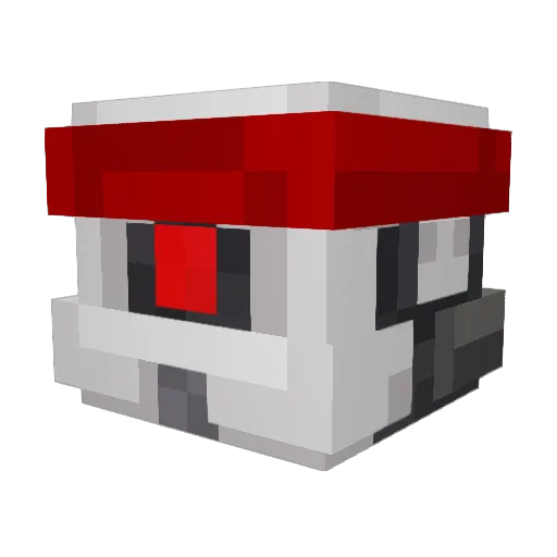 AmbushSK Minecraft avatar head, 3D render