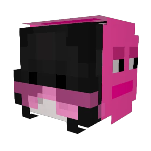 Amcia2009 Minecraft avatar head, 3D render