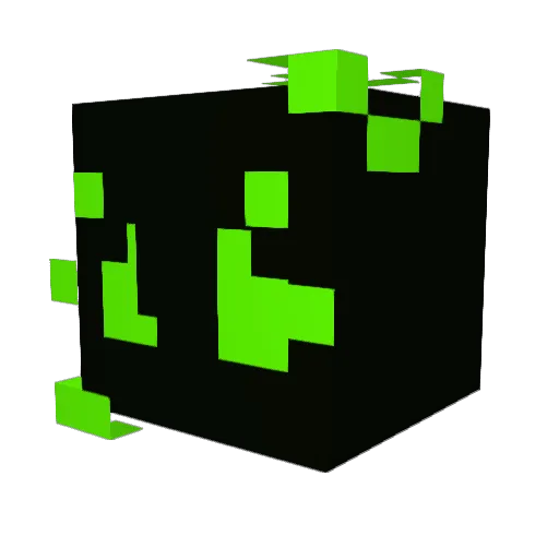 Ameeeep Minecraft avatar head, 3D render