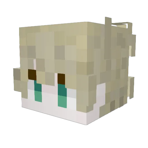 Ameise51 Minecraft avatar head, 3D render