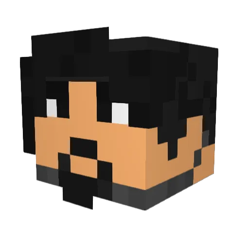 Ameise82 Minecraft avatar head, 3D render