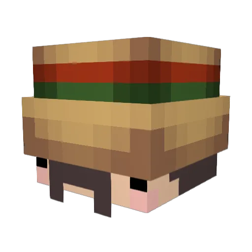 AmeisenArthur Minecraft avatar head, 3D render