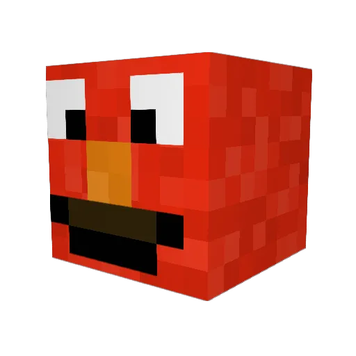Amelito1 Minecraft avatar head, 3D render