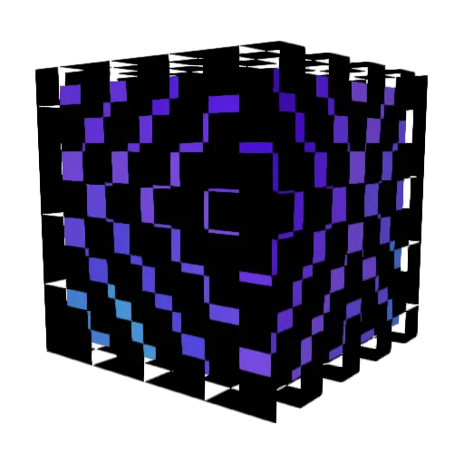 Amenadiel Minecraft avatar head, 3D render
