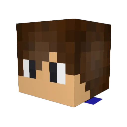 Amendolaro24 Minecraft avatar head, 3D render