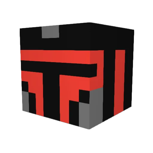 AmericanNapalm Minecraft avatar head, 3D render