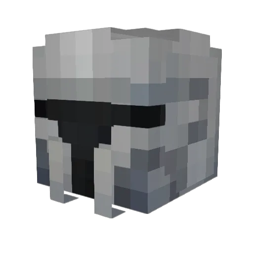 AmericanProud Minecraft avatar head, 3D render