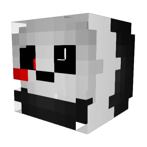Americano_o_o Minecraft avatar head, 3D render