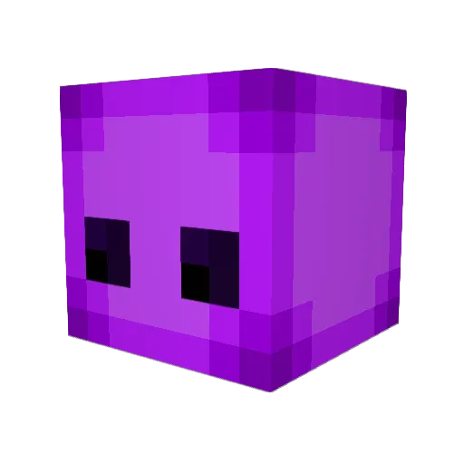 AmethyKnight Minecraft avatar head, 3D render