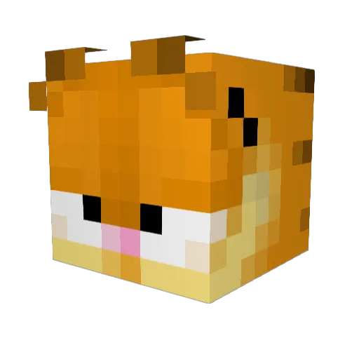 AmethystFade Minecraft avatar head, 3D render