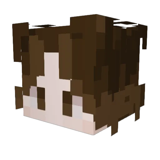 Amethyst_909 Minecraft avatar head, 3D render