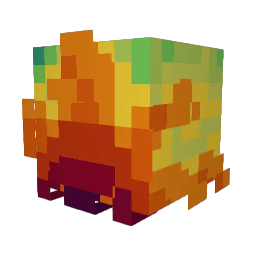 AmiRan90 Minecraft avatar head, 3D render